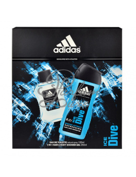Adidas - Ice Dive Férfi parfüm Set (Ajándék szett) EDT 100ml + 250ml Tusfürdő gél
