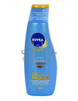 Nivea - Sun Protect & Bronze Sun Lotion SPF20 Női dekoratív kozmetikum Az intenzív lebarnulásért Napozó 200ml