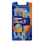Gillette - Blue3 Férfi dekoratív kozmetikum 3db Eldobható borotva Borotválkozási készítmény 1db