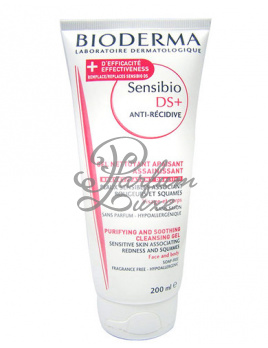 Bioderma - Sensibio DS + Cleansing Gel Női dekoratív kozmetikum Seborrheás és Irritált arcbőrre Tisztító gél 200ml