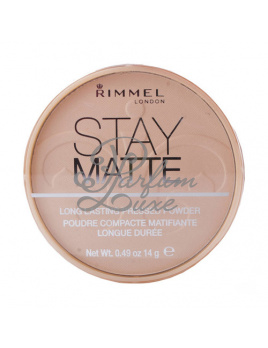 Rimmel London - Stay Matte Long Lasting Pressed Powder Női dekoratív kozmetikum 004 Sandstorm Smink 14g