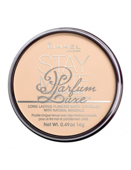 Rimmel London - Stay Matte Long Lasting Pressed Powder Női dekoratív kozmetikum 001 Transparent Smink 14g