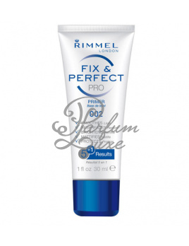 Rimmel London - Fix & Perfect PRO Base De Teint Női dekoratív kozmetikum Smink alapozó 30ml
